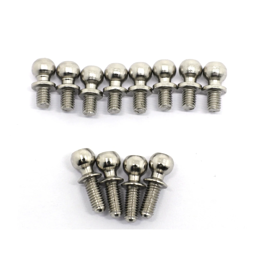 12Pcs Metal M3 Hex Ball Head Screws for Wltoys 144001 144002 124016 124017 124018 124019 RC Car Spare Parts Accessories 
12Pcs Metal M3 Hex Ball Head Screws for Wltoys 144001 144002 124016 124017 124018 124019 RC Car Spare Parts Accessories