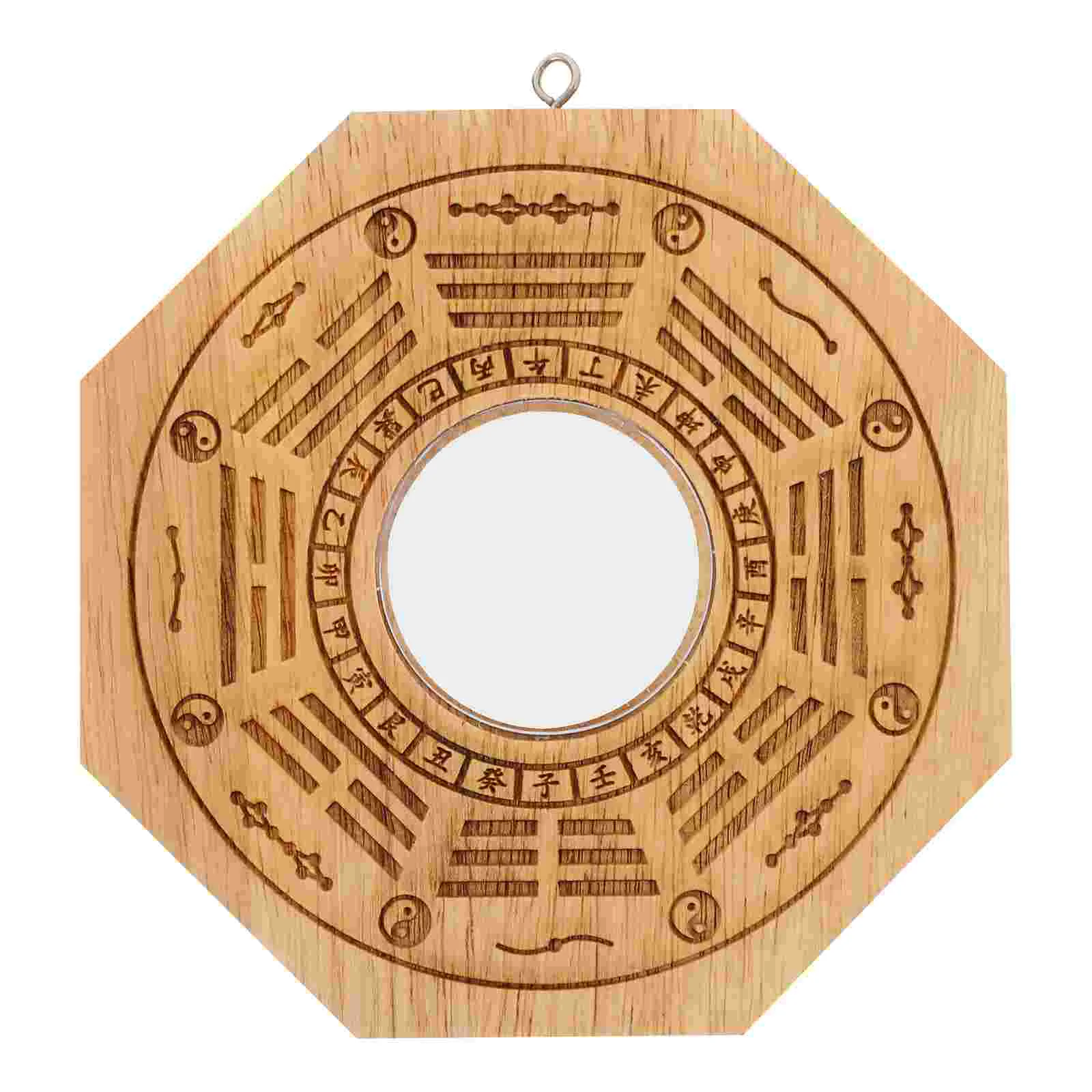 Mirror Bagua Decorative Feng Chinese Shui Wall Ba Traditional Ornaments Hanging Pendant Ornament Wooden Wood Trigram Pendants
Mirror Bagua Decorative Feng Chinese Shui Wall Ba Traditional Ornaments Hanging Pendant Ornament Wooden Wood Trigram Pendants