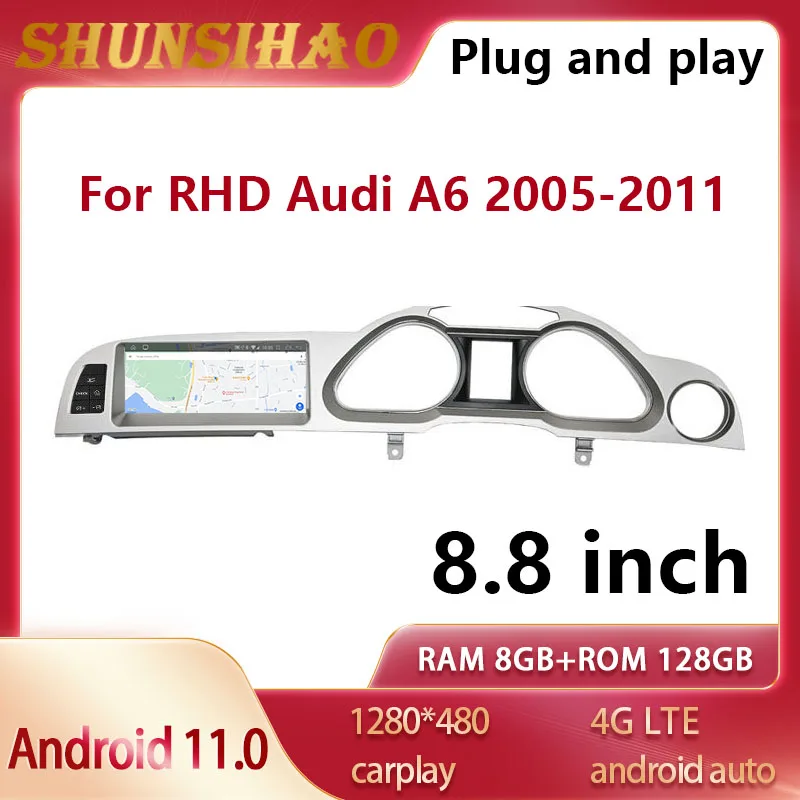Автомобильная Мультимедийная система ShunSihao, Android 11, GPS, Navig для A6 C6 A6L 8,8-2005, 2011 ГБ
Автомобильная Мультимедийная система ShunSihao, Android 11, GPS, Navig для A6 C6 A6L 8,8-2005, 2011 ГБ