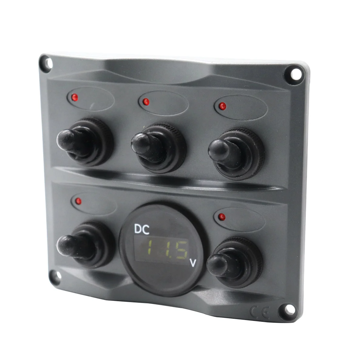 1PC IP66 Toggle Switch Panel with Digital Voltmeter for Car Bus RV Yacht 
1PC IP66 Toggle Switch Panel with Digital Voltmeter for Car Bus RV Yacht