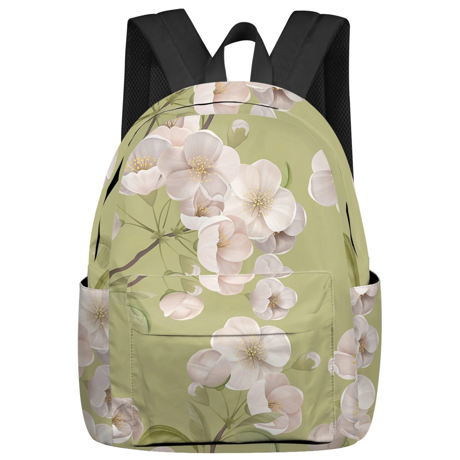 Green Peach Blossoms Spring Feminina Backpacks Teenagers Student School Bags Laptop Backpack Men Women Female Travel Mochila
Green Peach Blossoms Spring Feminina Backpacks Teenagers Student School Bags Laptop Backpack Men Women Female Travel Mochila