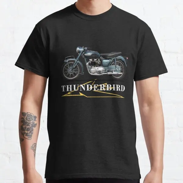 

Thunderbird 1955 At Big Ben t shirt for Cagiva SYM YMHAHA Buell BMW CCM Aprilia