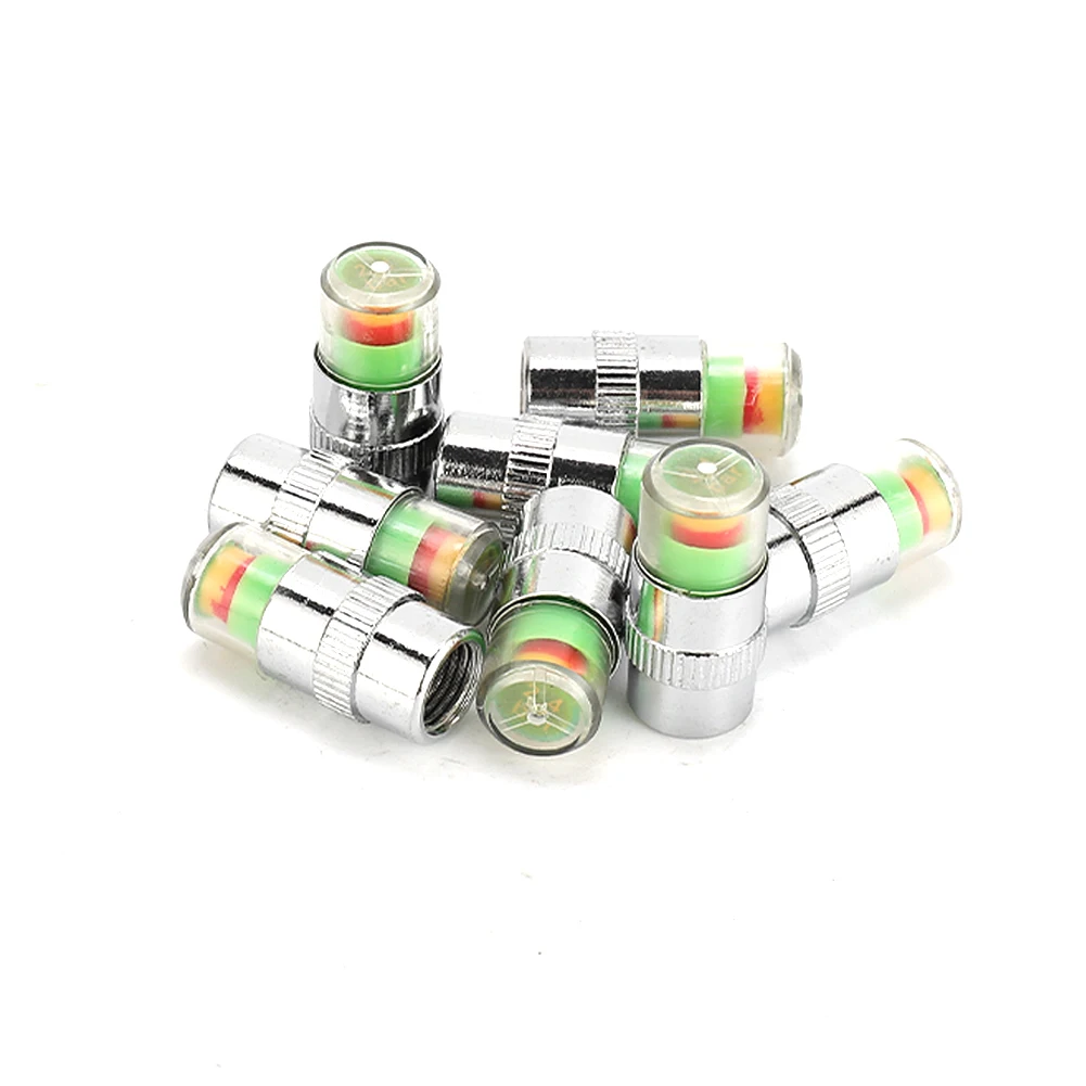Tire Pressure Indicator Valve Universal W/ Sensor Indicator Car Tyre Monitor System Tire Pressur 3 Color Silver
Tire Pressure Indicator Valve Universal W/ Sensor Indicator Car Tyre Monitor System Tire Pressur 3 Color Silver