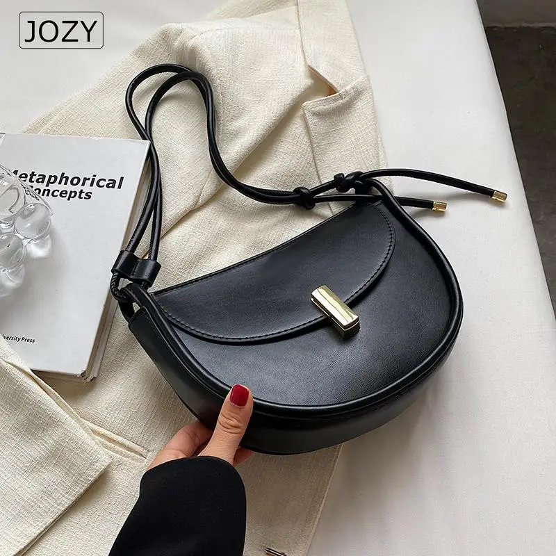 JOZY Saddle Crossbody Bags For Women 2022 Trend Designer Simple Solid Color Leather Shoulder Side Bag Female Underarm Handbags
JOZY Saddle Crossbody Bags For Women 2022 Trend Designer Simple Solid Color Leather Shoulder Side Bag Female Underarm Handbags