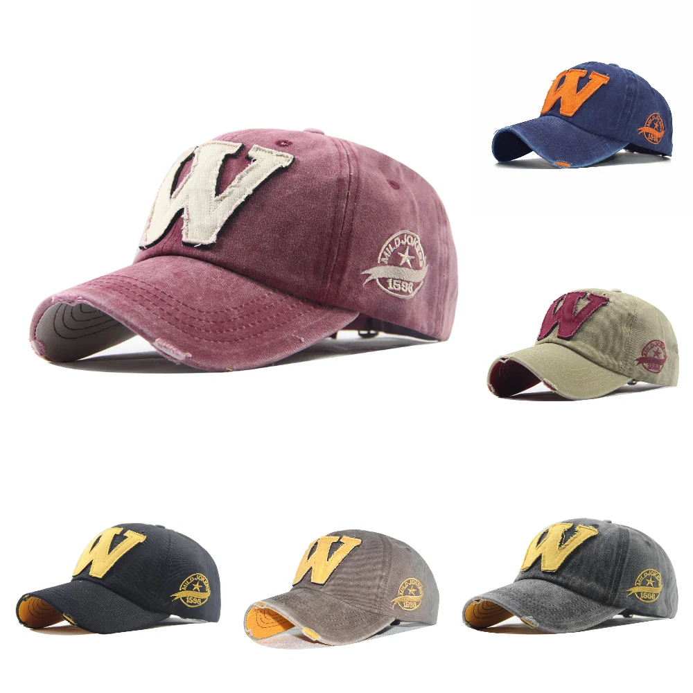 2022 Cotton Embroidery Letter W Baseball Cap Snapback Caps Bone Casquette Distressed Wearing Fitted Hat For Men Custom Hats
2022 Cotton Embroidery Letter W Baseball Cap Snapback Caps Bone Casquette Distressed Wearing Fitted Hat For Men Custom Hats