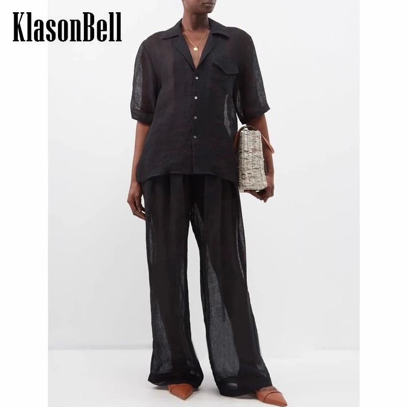 7.2 KlasonBell Fashion Breathable Linen Shirt Or Wide Leg Pants Set Women
7.2 KlasonBell Fashion Breathable Linen Shirt Or Wide Leg Pants Set Women
