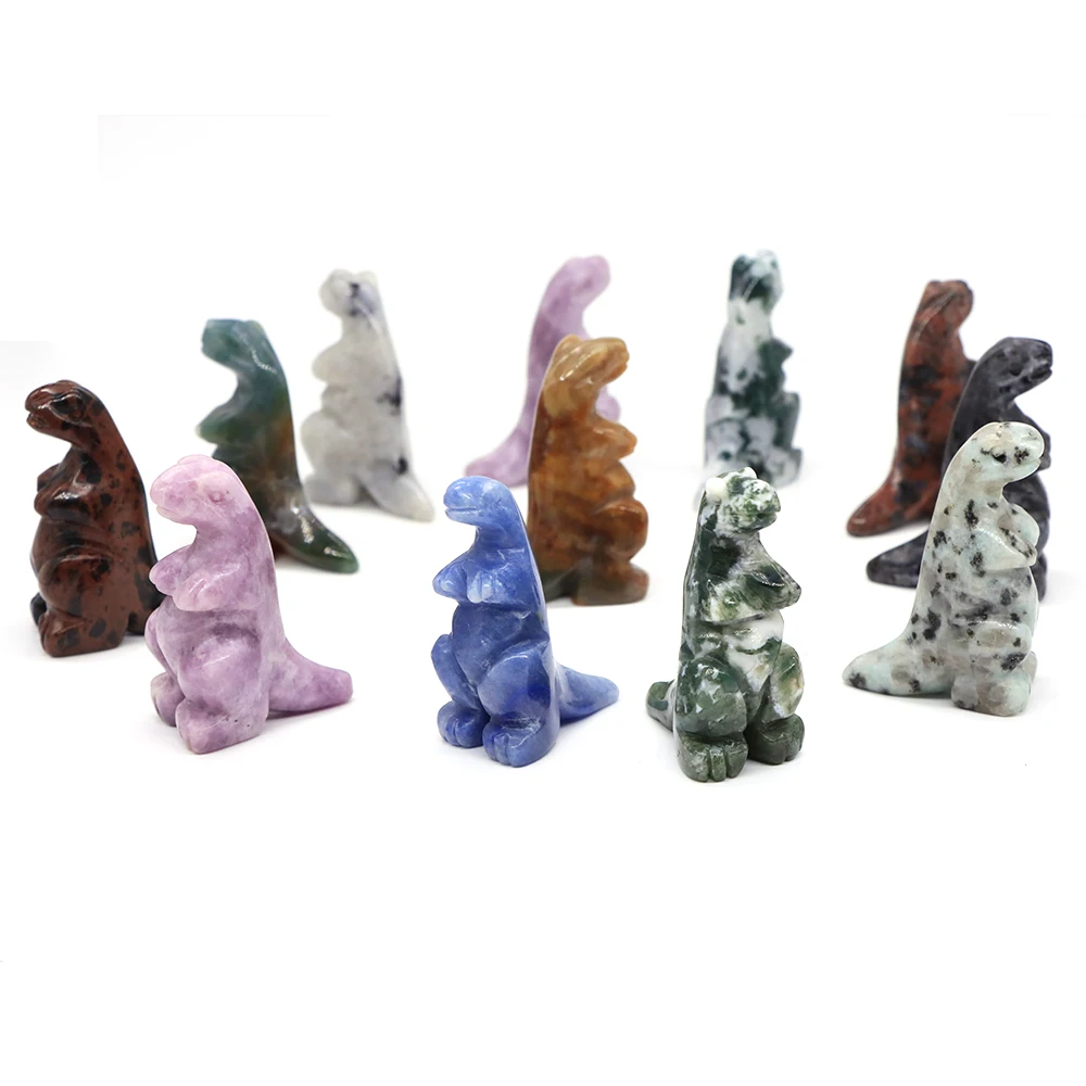 2" Dinosaur Figurine Natural Stone Carved Animals Quartz Healing Crystals Statue Home Decor Ornament Sculpture Lots Wholesale
2" Dinosaur Figurine Natural Stone Carved Animals Quartz Healing Crystals Statue Home Decor Ornament Sculpture Lots Wholesale