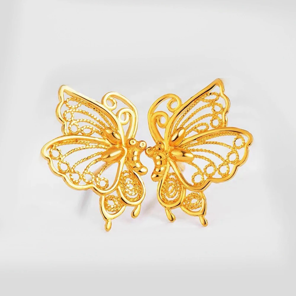 Stud Earrings with Butterfly Design Girl Children Filigree Fashion Jewelry Gift 18k Yellow Gold Filled Accessories
Stud Earrings with Butterfly Design Girl Children Filigree Fashion Jewelry Gift 18k Yellow Gold Filled Accessories