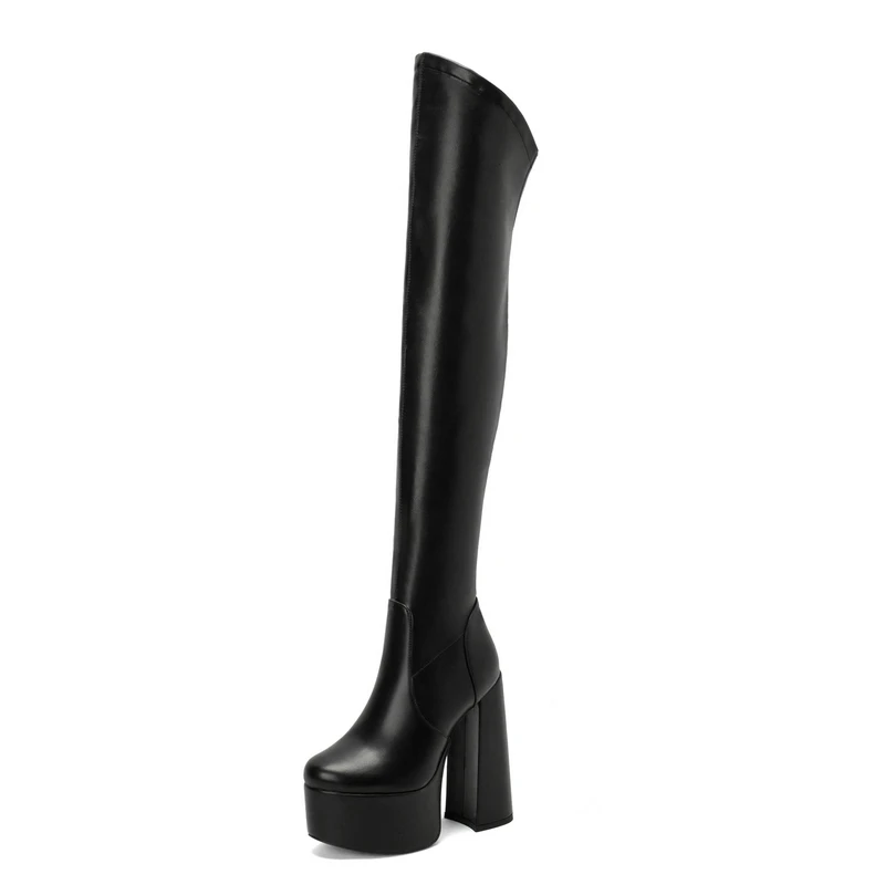 New Slim Fit Thighs Over The Knee Long Boots Women Super High Thick Heels Sexy Western Style Platfrom Winter Boots Shoes Woman's
New Slim Fit Thighs Over The Knee Long Boots Women Super High Thick Heels Sexy Western Style Platfrom Winter Boots Shoes Woman's