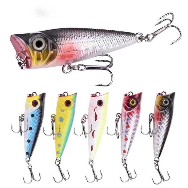 Topwater Popper Fishing Lure 5cm 4.5g Floating Swim Wobblers Artificial Hard Fake Bait Bass Pike Crankbaits Isca Tackle
Topwater Popper Fishing Lure 5cm 4.5g Floating Swim Wobblers Artificial Hard Fake Bait Bass Pike Crankbaits Isca Tackle