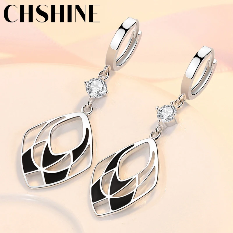 CHSHINE 925 Sterling Silver Polygon Earrings for Women's Wedding Banquet Charm Gift Jewelry
CHSHINE 925 Sterling Silver Polygon Earrings for Women's Wedding Banquet Charm Gift Jewelry