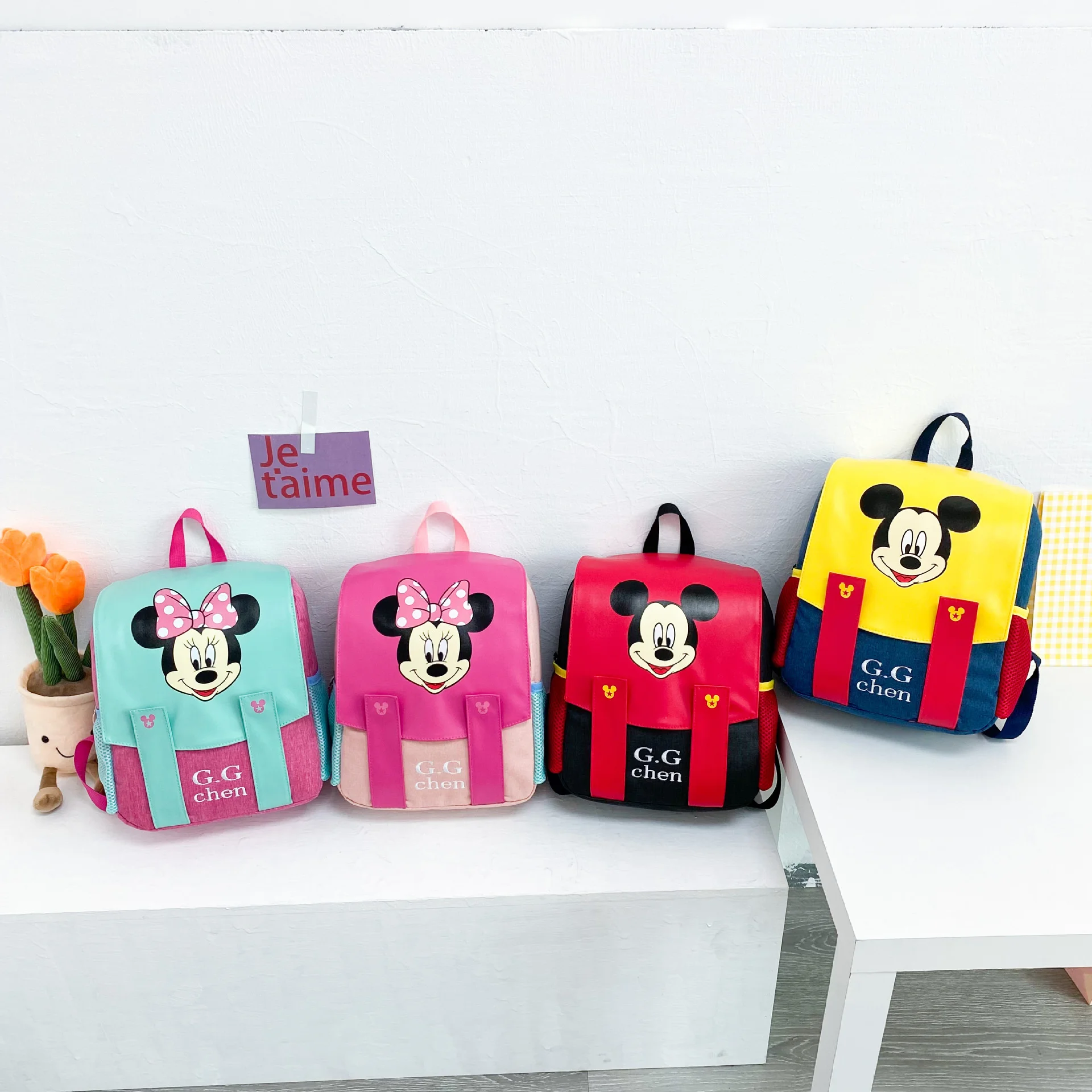 New Cute Mickey Mouse College Style Children's Backpack Fashion Boys and Girls Kindergarten Schoolbag Customized
New Cute Mickey Mouse College Style Children's Backpack Fashion Boys and Girls Kindergarten Schoolbag Customized