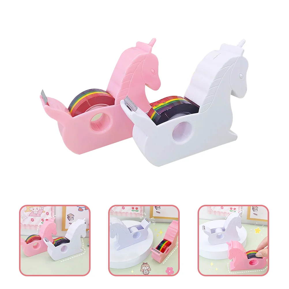 2 Pcs Small Tape Student Plastic Stand Cute Kawaii School Supplies Pvc Unicorn Shape Holder Envelope dispenser
2 Pcs Small Tape Student Plastic Stand Cute Kawaii School Supplies Pvc Unicorn Shape Holder Envelope dispenser
