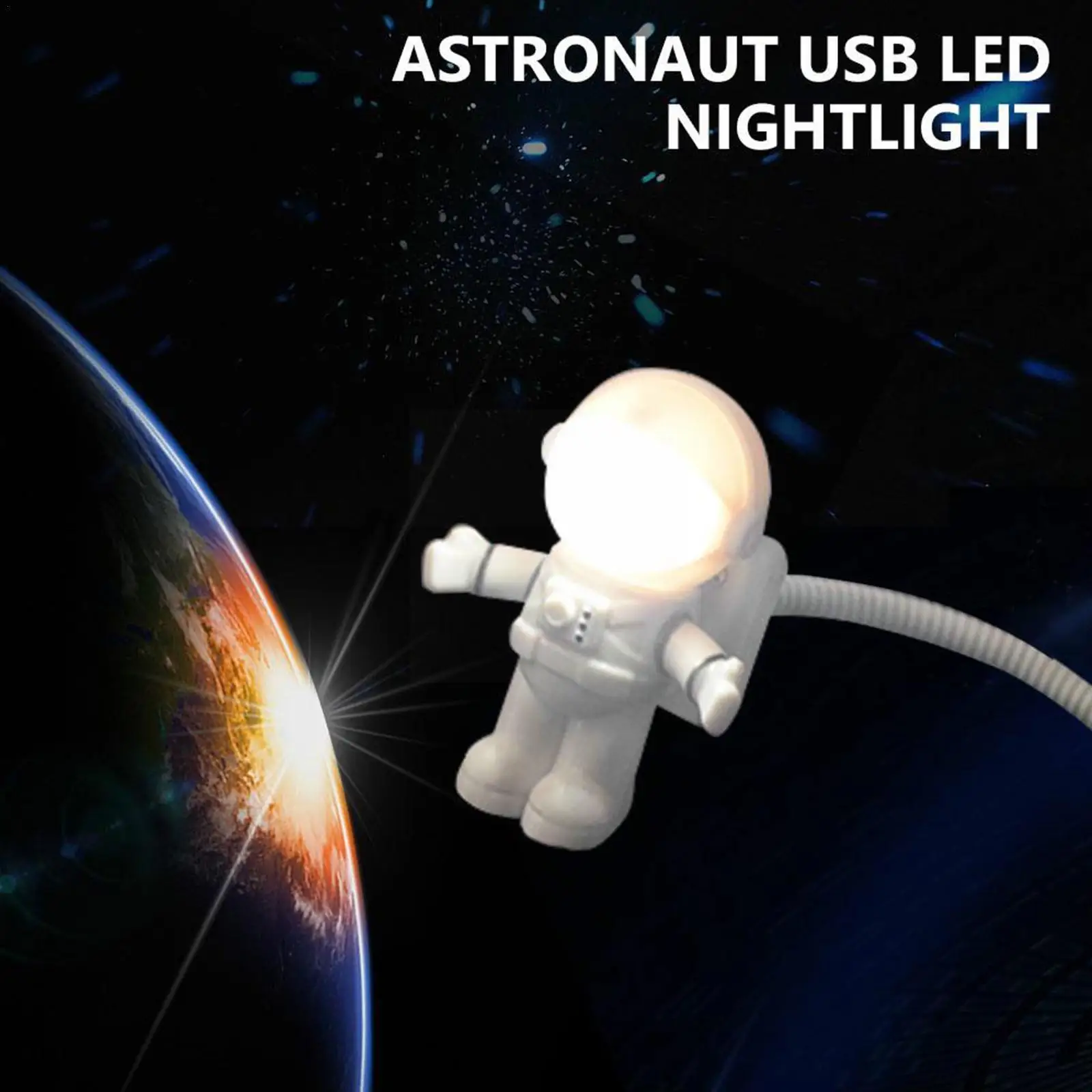 Портативный USB Ночной светильник в форме астронавта, настольная лампа для чтения, 5 В, светодиодный светильник для компьютера, ноутбука, подс...
Портативный USB Ночной светильник в форме астронавта, настольная лампа для чтения, 5 В, светодиодный светильник для компьютера, ноутбука, подс...