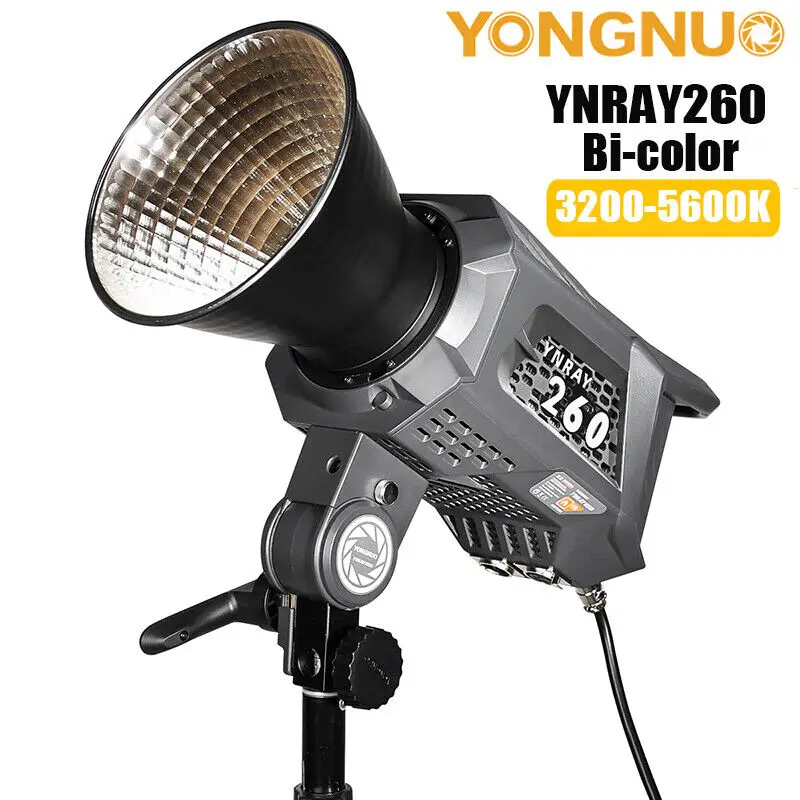 YONGNUO YNRAY260 250 Вт COB наружная лампа для студийной видеосъемки с адаптером питания для Vlog Movie
YONGNUO YNRAY260 250 Вт COB наружная лампа для студийной видеосъемки с адаптером питания для Vlog Movie
