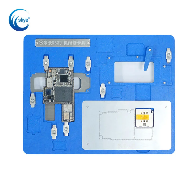 Mijing K32 K31 Phone Repair Fixture for Phone 11 11 Pro 11 Pro Max Motherboard CPU Nand Logic Board Repair Holder Jig
Mijing K32 K31 Phone Repair Fixture for Phone 11 11 Pro 11 Pro Max Motherboard CPU Nand Logic Board Repair Holder Jig