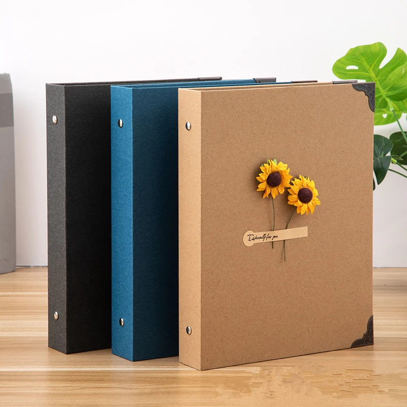 Hot Selling Creative Simple Retro DIY Album Couple Gift Wedding Photos Baby Growth Commemorative Handmade Paste Sunflower Albums
Hot Selling Creative Simple Retro DIY Album Couple Gift Wedding Photos Baby Growth Commemorative Handmade Paste Sunflower Albums