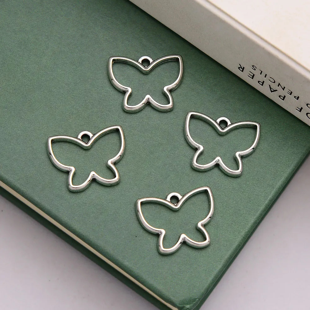 50pcs/lot--13x17mm Antique Silver Plated Butterfly Charms Hallow Pendants For Jewelry Making Supplies Diy Earring Necklace Craft
50pcs/lot--13x17mm Antique Silver Plated Butterfly Charms Hallow Pendants For Jewelry Making Supplies Diy Earring Necklace Craft
