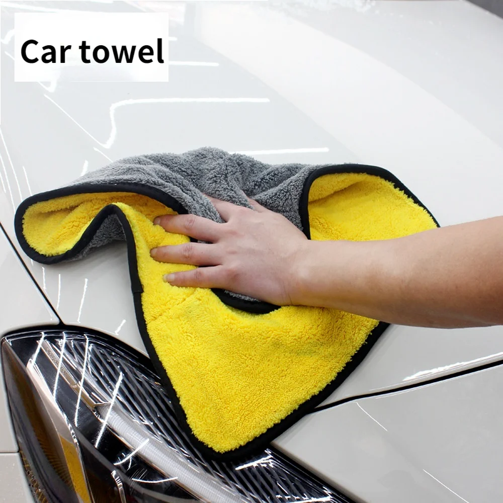 38x45CM Car Wash Towel Coral Fleece Superfine Fiber Hemming Thickened Water-absorbing Double-sided Car Wipe Towel Car Wash Care
38x45CM Car Wash Towel Coral Fleece Superfine Fiber Hemming Thickened Water-absorbing Double-sided Car Wipe Towel Car Wash Care