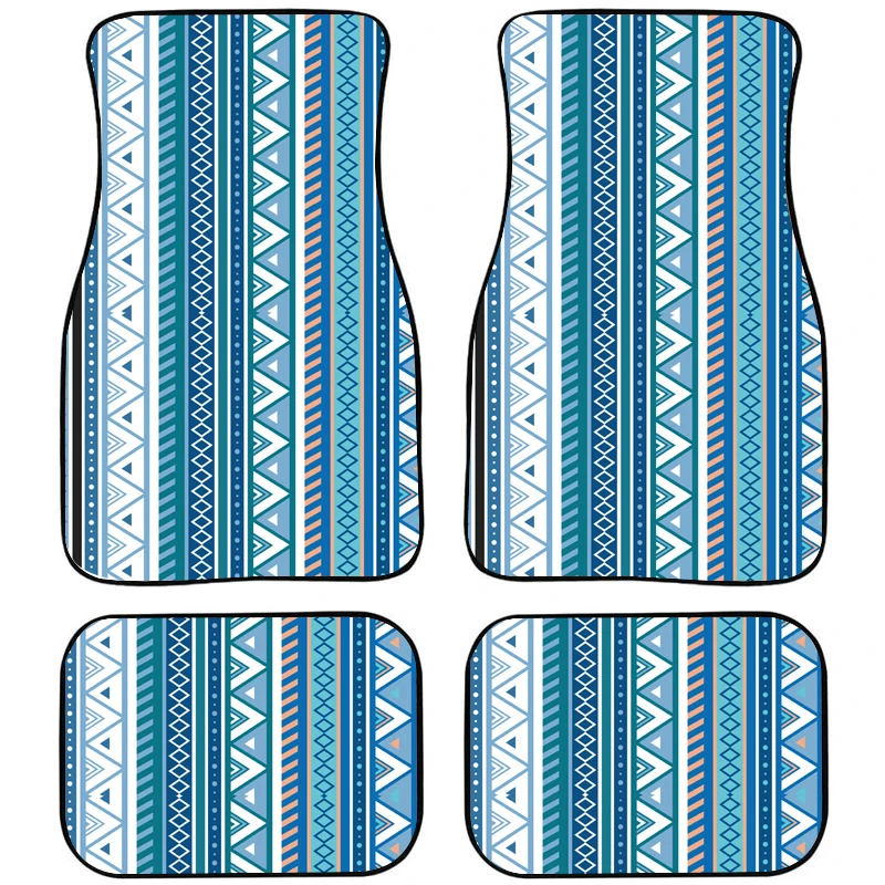 Ethnic Stripe Printed Full Set 4PCs Car Foot Pad Rubber Backing Stain-resistant Non-slip Automobile Ground Mat
Ethnic Stripe Printed Full Set 4PCs Car Foot Pad Rubber Backing Stain-resistant Non-slip Automobile Ground Mat