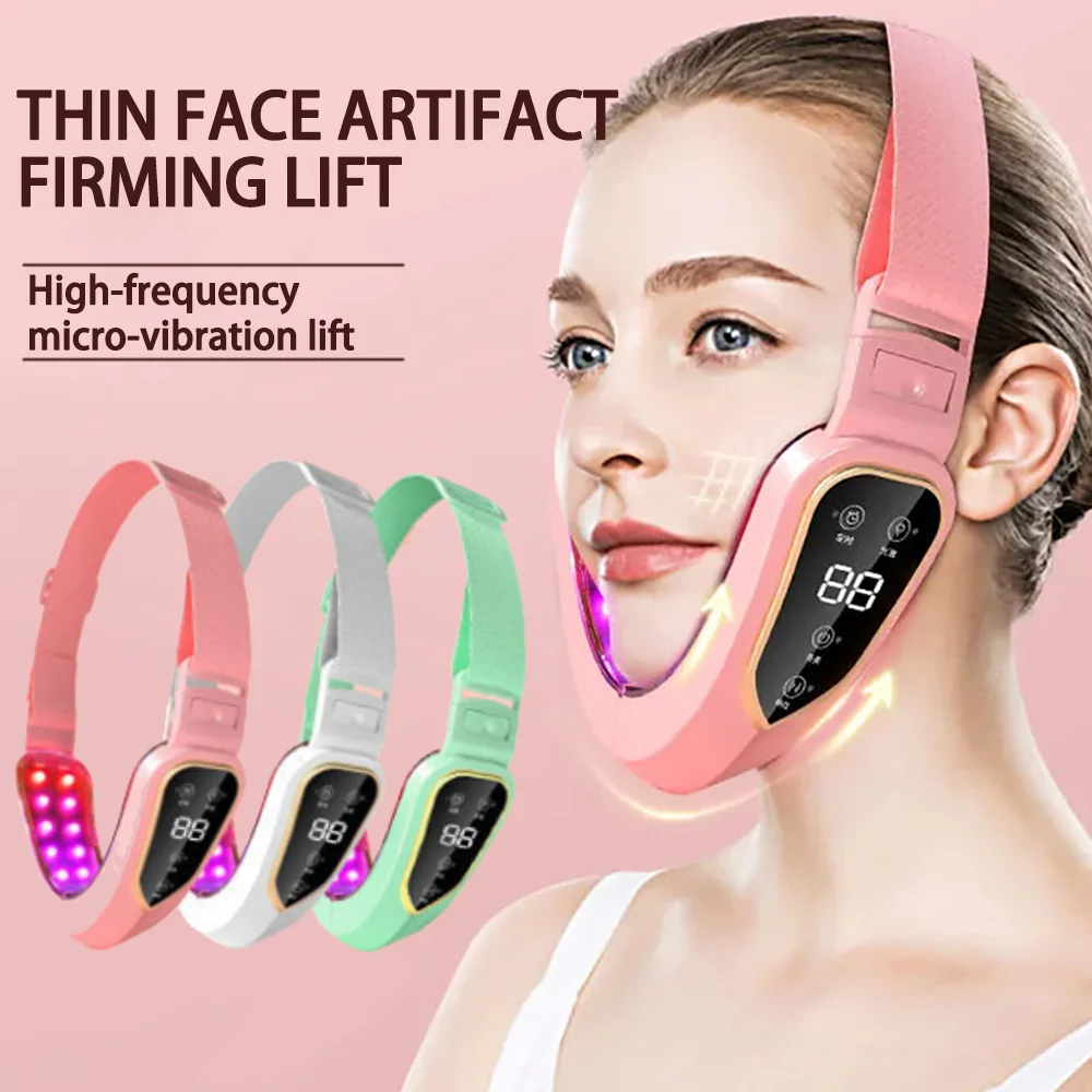 Facial Lifting Device LED Photon Therapy Facial Slimming Vibration Massager Double Chin V-shaped Cheek Lift Face
Facial Lifting Device LED Photon Therapy Facial Slimming Vibration Massager Double Chin V-shaped Cheek Lift Face