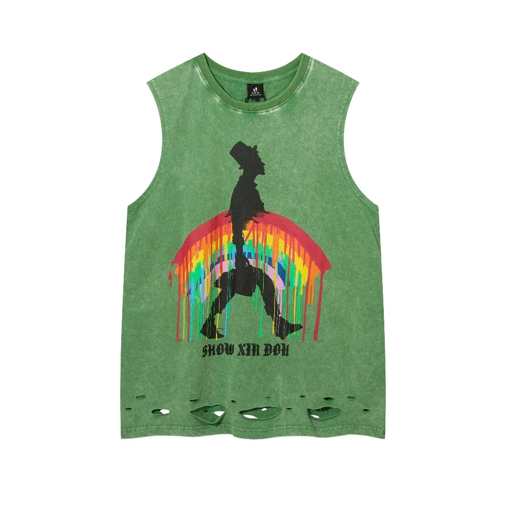 Bloody Rainbow Printed Necklace Frayed Oversized Y2k Green Summer Tops for Women Men Distressed Goth Aesthetic Clothes T-shirts
Bloody Rainbow Printed Necklace Frayed Oversized Y2k Green Summer Tops for Women Men Distressed Goth Aesthetic Clothes T-shirts