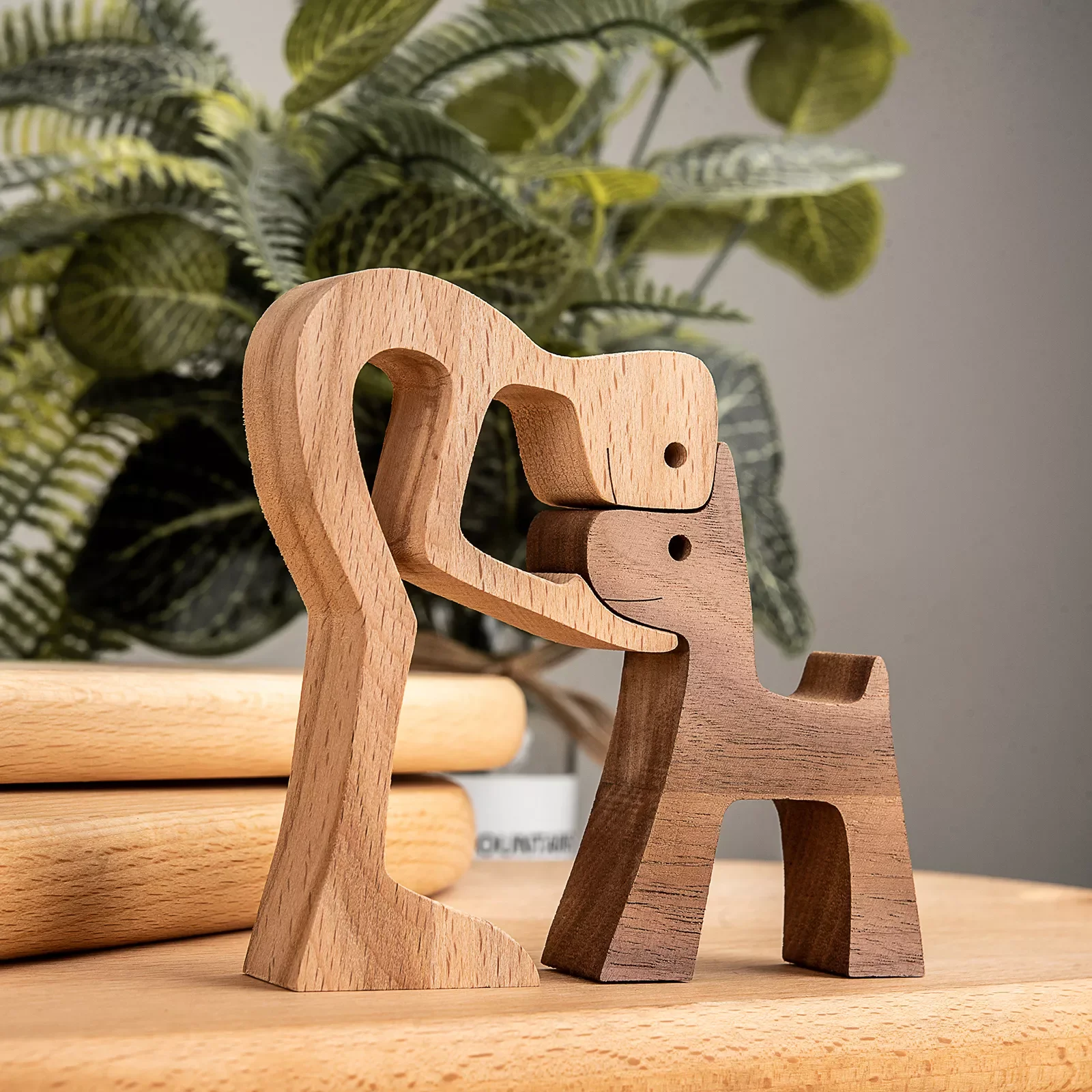 Handmade Wood Dog Decor Sculptures Craft Creative Figurine Ornement Decoration For Bedroom Home Office Decor Gift Natural
Handmade Wood Dog Decor Sculptures Craft Creative Figurine Ornement Decoration For Bedroom Home Office Decor Gift Natural