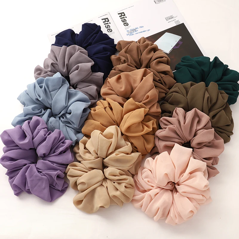 New 56Colors Korea chiffon Scrunchie Elastic Hair Bands Solid Color Fashion Headband Ponytail Holder Hair Ties Hair Accessoires
New 56Colors Korea chiffon Scrunchie Elastic Hair Bands Solid Color Fashion Headband Ponytail Holder Hair Ties Hair Accessoires