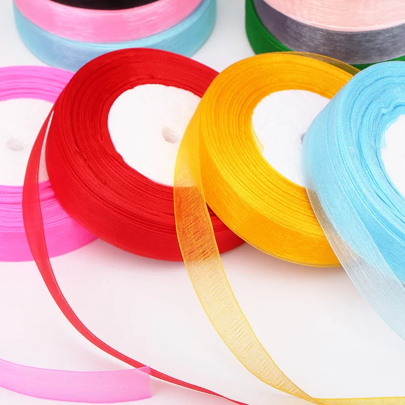 50 Yards/Roll 20mm Sheer Chiffon Ribbon Organza Ribbons for Gift Wrap Wedding Bouquets Decoration Packing Material DIY for Craft
50 Yards/Roll 20mm Sheer Chiffon Ribbon Organza Ribbons for Gift Wrap Wedding Bouquets Decoration Packing Material DIY for Craft