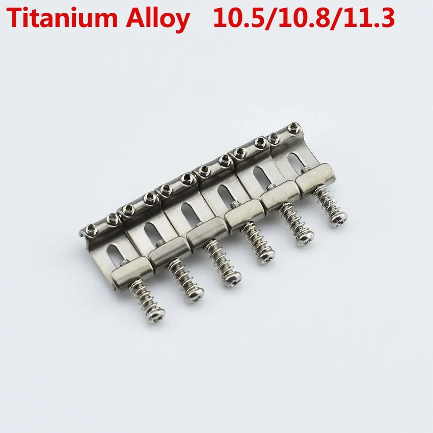 Alloy (TC4) Guitar Bridge Saddles Upgraded Version Solid 10.5mm Nickel Screw a Set
Alloy (TC4) Guitar Bridge Saddles Upgraded Version Solid 10.5mm Nickel Screw a Set