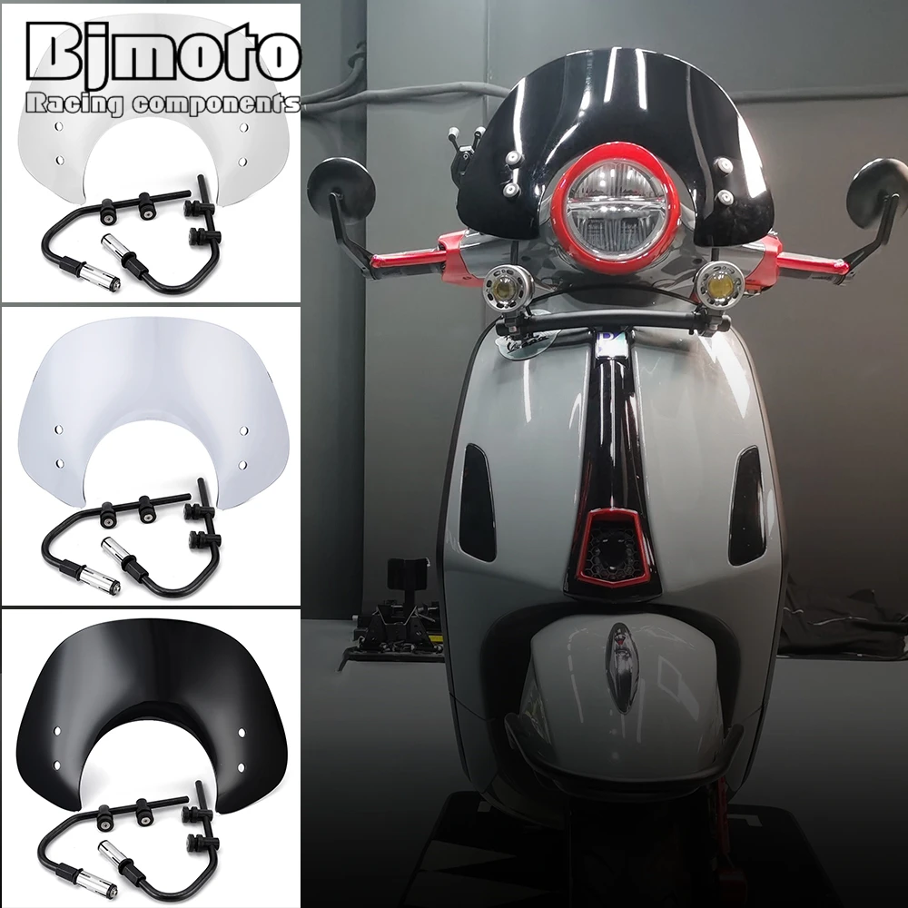 

Ветрозащитный экран для мотоцикла, экран для защиты ветрового стекла Piaggio Vespa LX50 LX125 LX150 GT200 GTS125 GTS250 GTS300 All