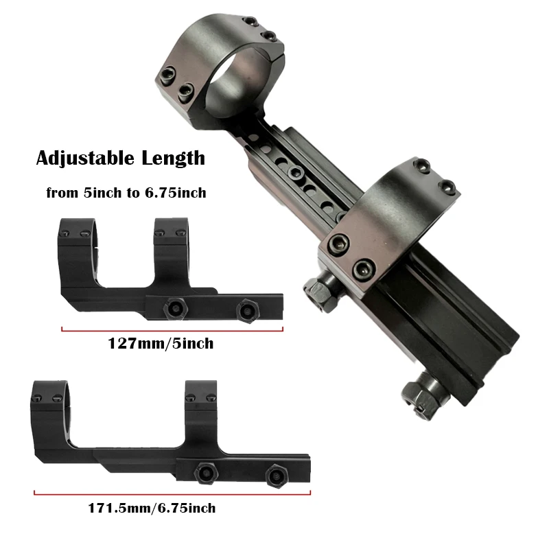 Cantilever Riflescope Mount Rail Dual Ring Dia 25.4mm 1inch and 30mm Adjustable Length Dovetail 20mm For Scope Airsoft Hunting
Cantilever Riflescope Mount Rail Dual Ring Dia 25.4mm 1inch and 30mm Adjustable Length Dovetail 20mm For Scope Airsoft Hunting
