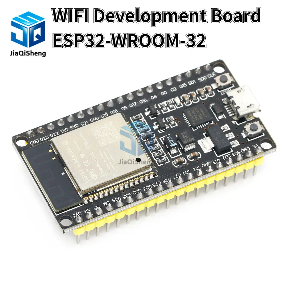 ESP32 Wroom ESP-WROOM-32 WIFI Bluetooth Development Board Dual Core CPU CP2102 Ultra-Low Power ESP32S Micro USB for Arduino
ESP32 Wroom ESP-WROOM-32 WIFI Bluetooth Development Board Dual Core CPU CP2102 Ultra-Low Power ESP32S Micro USB for Arduino