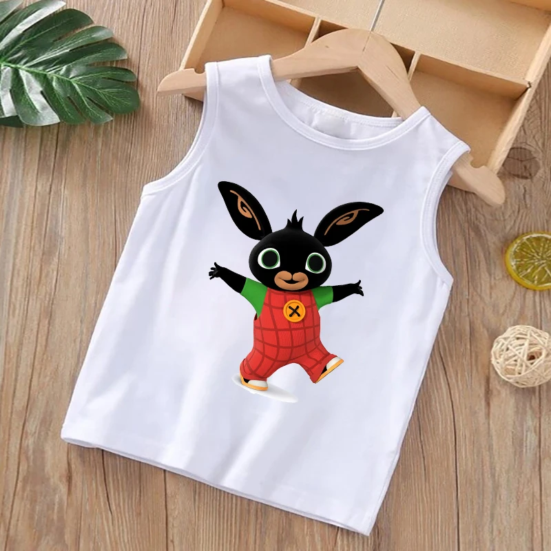 Kids Boys Girls Fashion Clothes Cute Cartoon Rabbit Graphic Printed Vest Fashion Girl Children Sleeveless T-shirt White Tops
Kids Boys Girls Fashion Clothes Cute Cartoon Rabbit Graphic Printed Vest Fashion Girl Children Sleeveless T-shirt White Tops