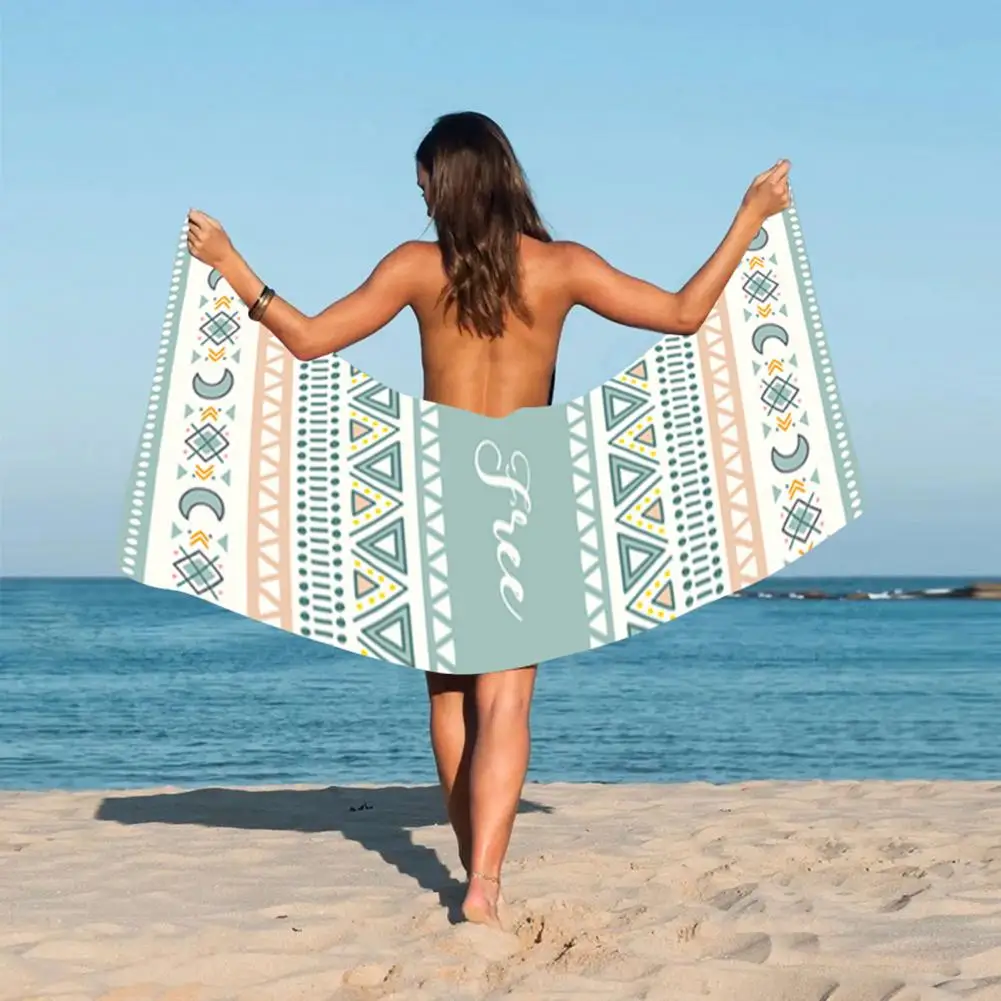 Beach Towel Soft High Water Absorption Floral Printed Comfortable Durable Multipurpose Anti-fade Swimming Pool Ultralight Absorb
Beach Towel Soft High Water Absorption Floral Printed Comfortable Durable Multipurpose Anti-fade Swimming Pool Ultralight Absorb