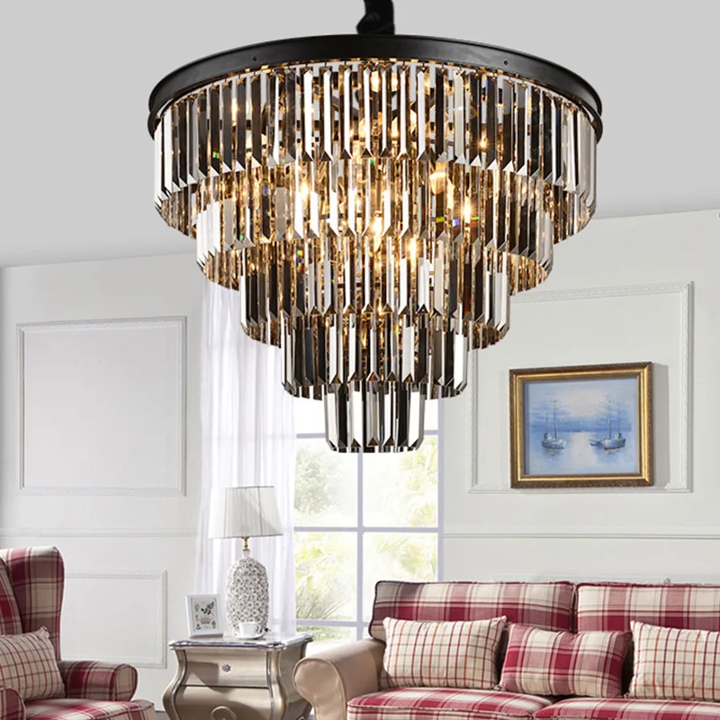 Modern Luxury Smoky Gray Crystal Living Room Decoration Chandelier Bedroom Led Round Square Indoor Lighting For Home
Modern Luxury Smoky Gray Crystal Living Room Decoration Chandelier Bedroom Led Round Square Indoor Lighting For Home