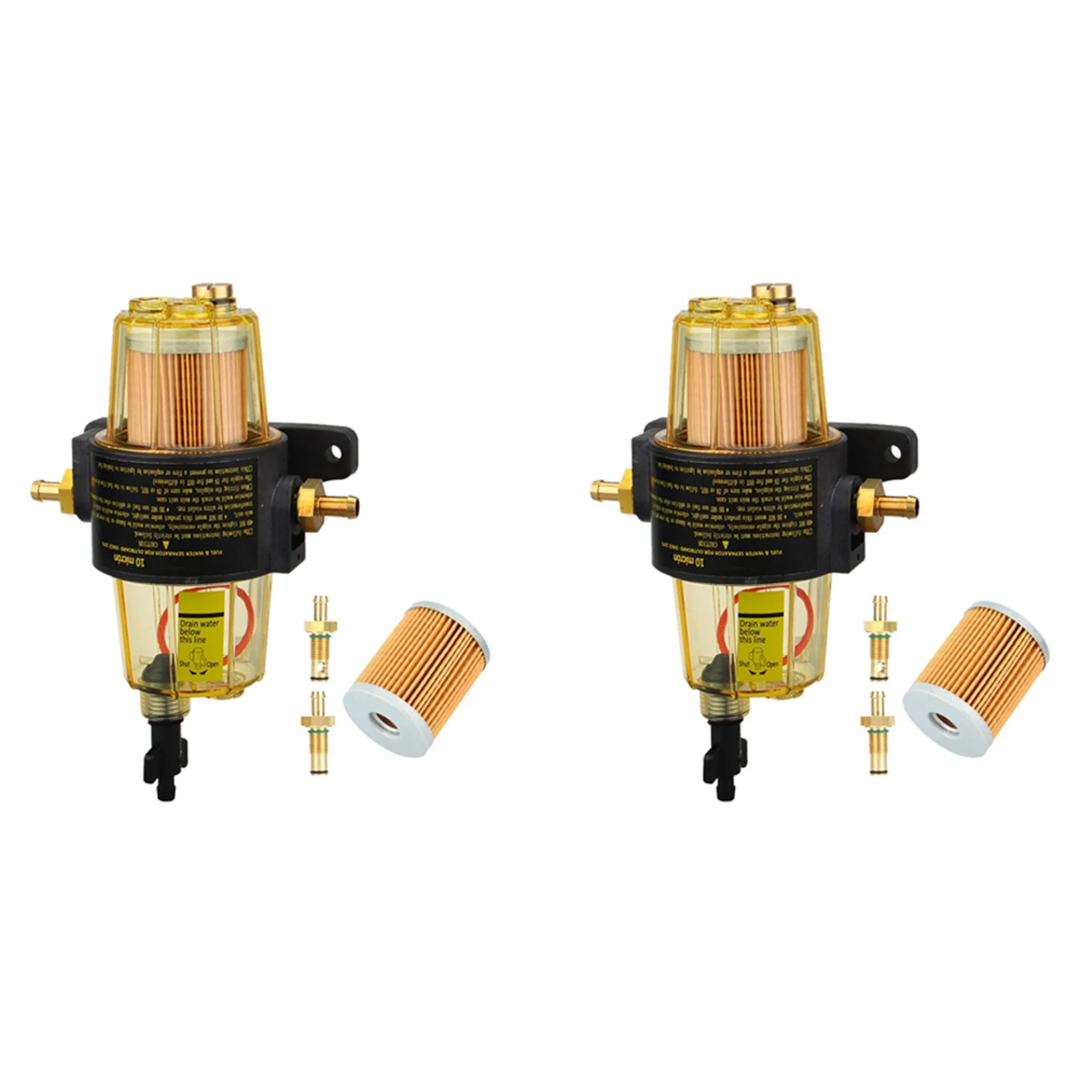 2X UF-10K Fuel Filter Fuel-Water Separator Assembly with Filter Elements Fuel Filter Assembly for Yamaha Outboard Engine
2X UF-10K Fuel Filter Fuel-Water Separator Assembly with Filter Elements Fuel Filter Assembly for Yamaha Outboard Engine