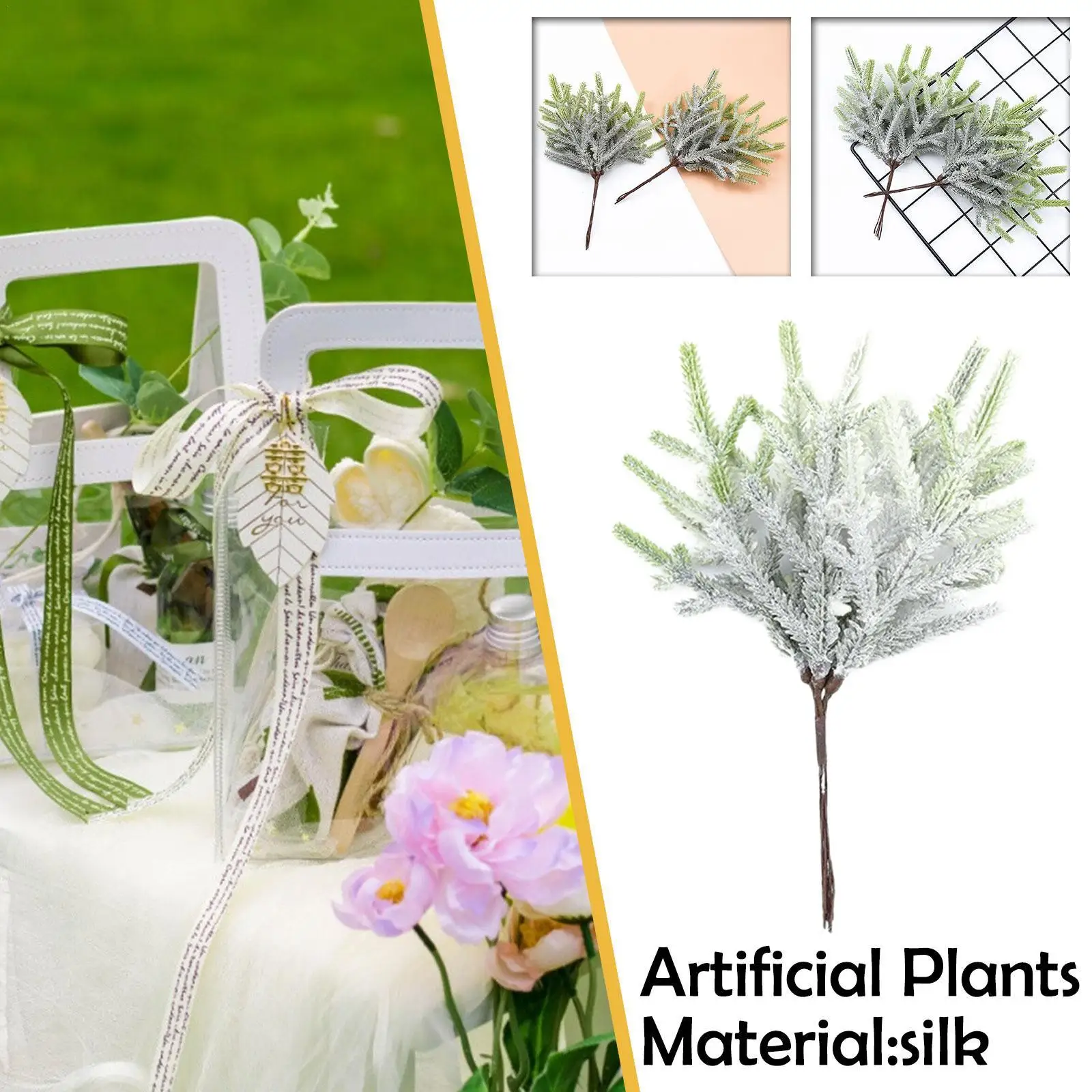 1 Bunch Artificial Plants Fake Pine Vases Christmas Decor For Home Wedding DIY Gifts Box Wreath Scrapbooking Plastic Flowers
1 Bunch Artificial Plants Fake Pine Vases Christmas Decor For Home Wedding DIY Gifts Box Wreath Scrapbooking Plastic Flowers