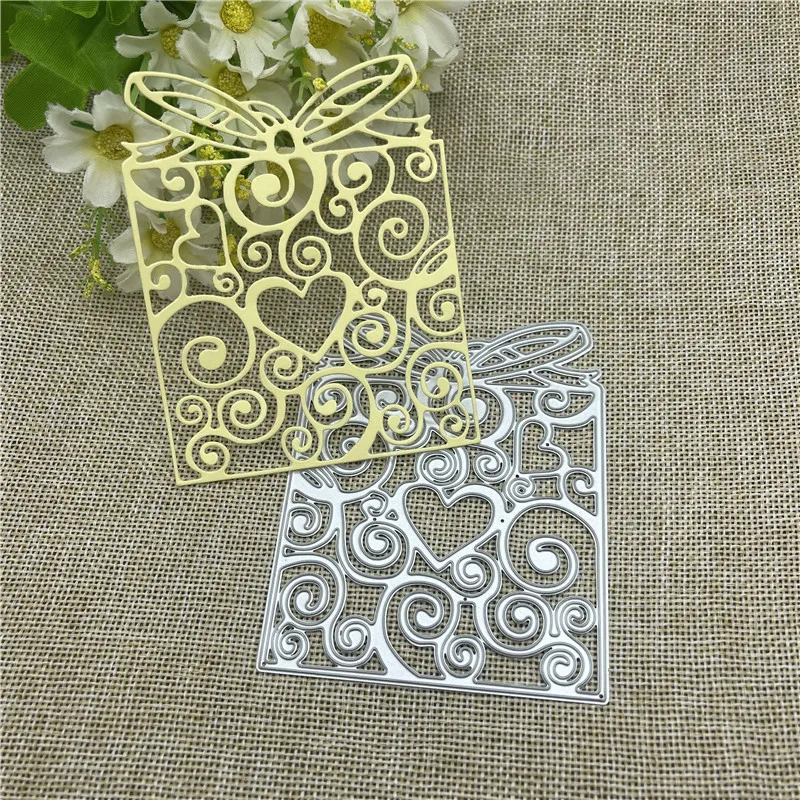 Gift Box heart shape Metal cutting dies mold Round hole label tag Scrapbook paper craft knife mould blade punch stencils dies
Gift Box heart shape Metal cutting dies mold Round hole label tag Scrapbook paper craft knife mould blade punch stencils dies