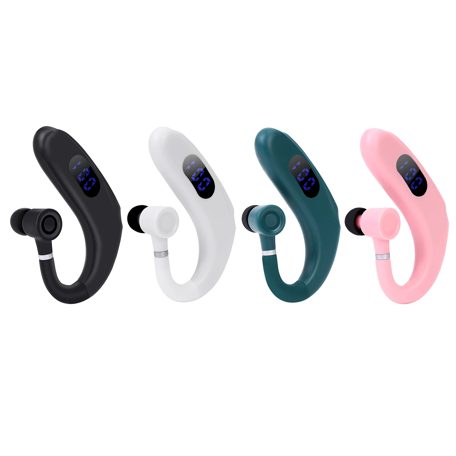 Hands-Free Earphones LED Power Display Bluetooth-Compatible V5.2 Headphone Sweatproof Sports Earphone
Hands-Free Earphones LED Power Display Bluetooth-Compatible V5.2 Headphone Sweatproof Sports Earphone