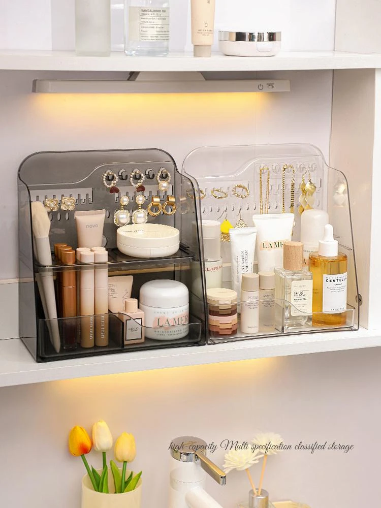 Acrylic Cosmetics Storage Box Makeup Organizer Multilayer Desktop Transparent Earring Makeup Brush Mask Storage Box Rack
Acrylic Cosmetics Storage Box Makeup Organizer Multilayer Desktop Transparent Earring Makeup Brush Mask Storage Box Rack