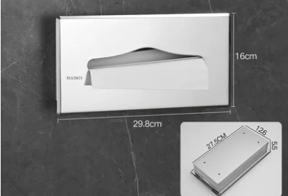 Toilet Paper Holder Shelf Bathroom Storage Box Hotel Embedded Concealed Tissue Box Embedded 304 Stainless Steel
Toilet Paper Holder Shelf Bathroom Storage Box Hotel Embedded Concealed Tissue Box Embedded 304 Stainless Steel