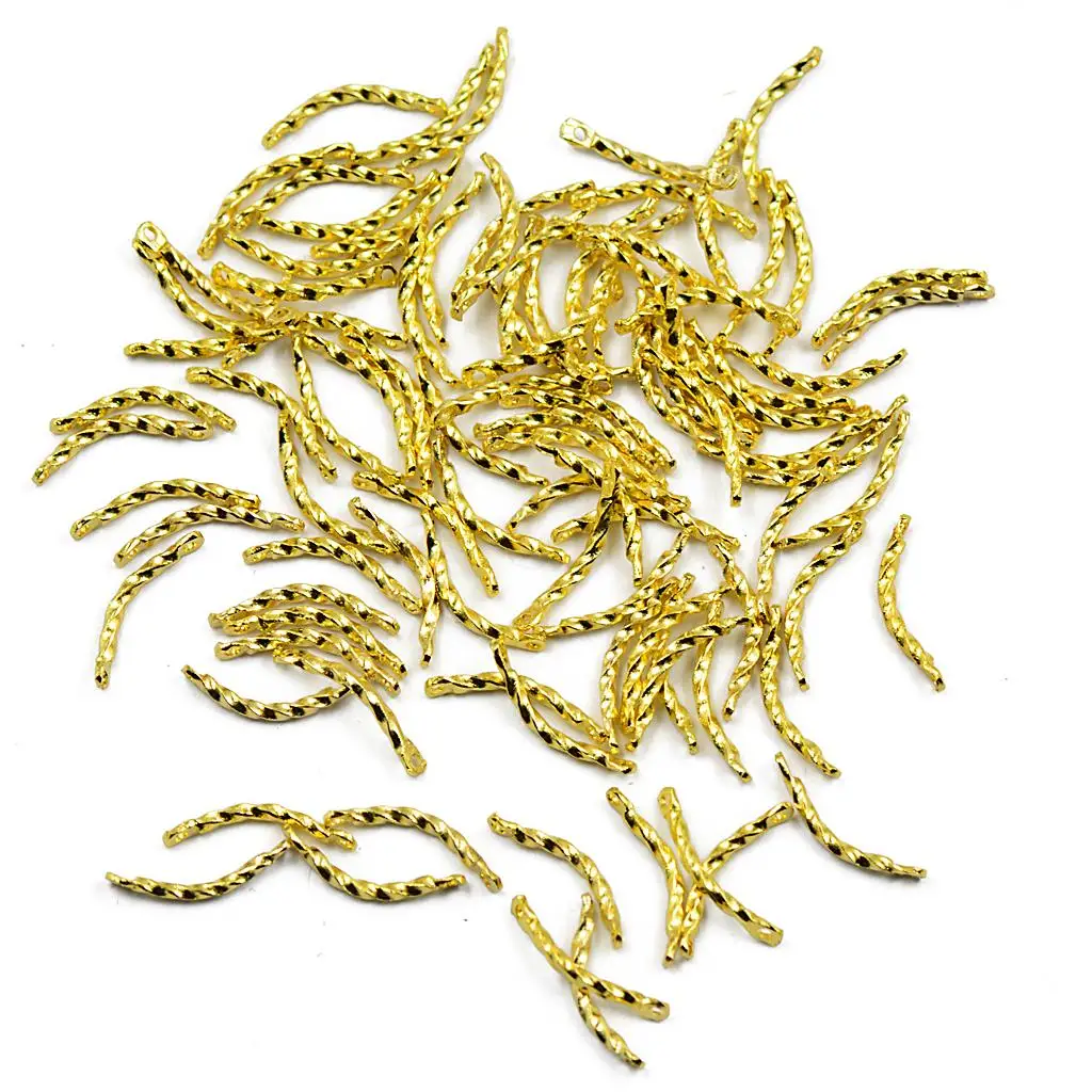 Изогнутые соединители для стержней, фурнитура для изготовления ювелирных изделий «сделай сам», подвески, 100 шт. 
Изогнутые соединители для стержней, фурнитура для изготовления ювелирных изделий «сделай сам», подвески, 100 шт.