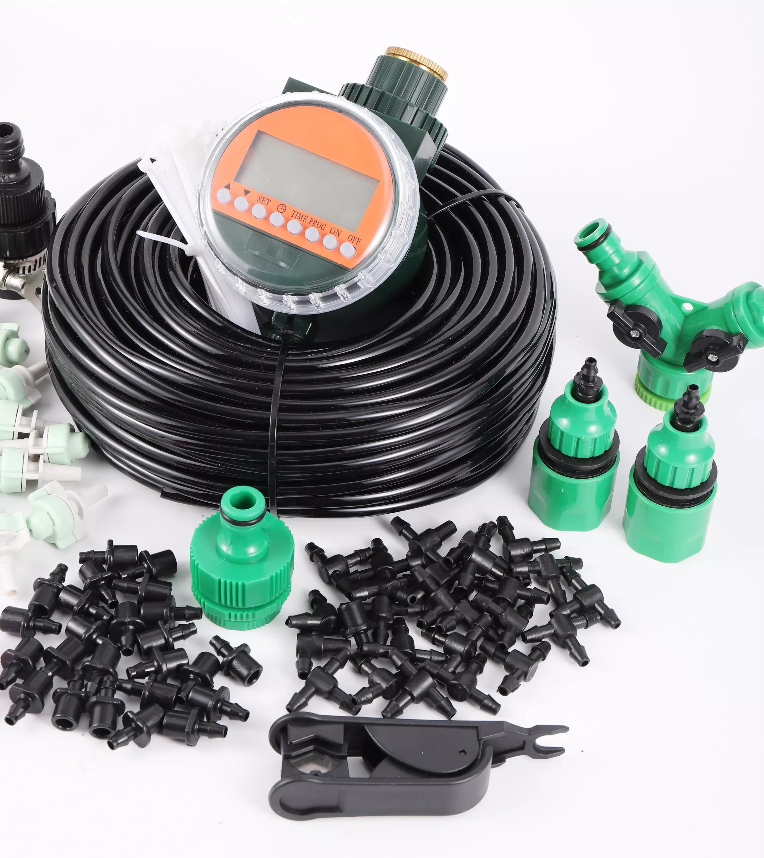 Intelligent Rain Sensor Water Timer Misting Nozzle Kit Garden Atomization Irrigation System Supplies Humidify Disinfection Tool
Intelligent Rain Sensor Water Timer Misting Nozzle Kit Garden Atomization Irrigation System Supplies Humidify Disinfection Tool