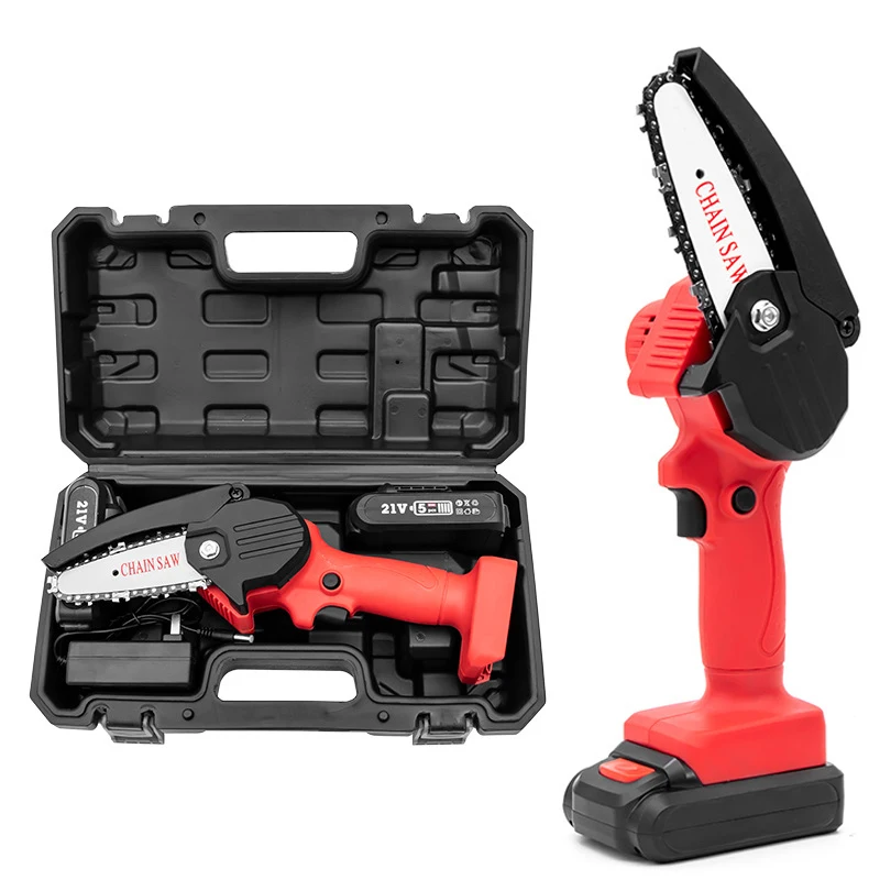 New Energy Cordless Portable Saw Chain Mini Electric lithium chainsaw Battery 4 Inch Mini Chain Saw For Branches 
New Energy Cordless Portable Saw Chain Mini Electric lithium chainsaw Battery 4 Inch Mini Chain Saw For Branches