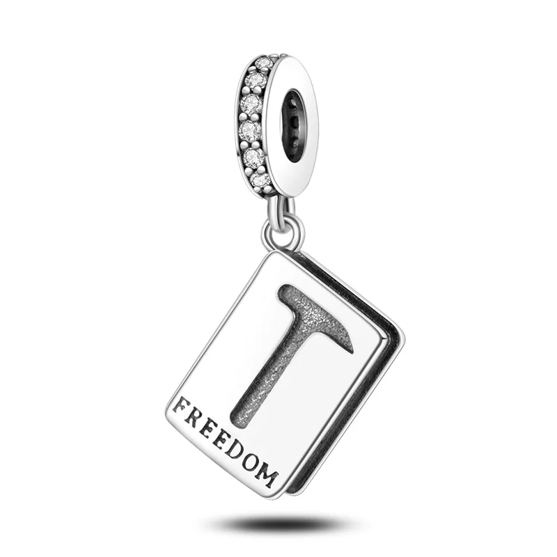 Fits Original Pandora Bracelets silver color Book of Freedom Charms Beads Women silver color Pendant Diy Jewelry 2021 Ne
Fits Original Pandora Bracelets silver color Book of Freedom Charms Beads Women silver color Pendant Diy Jewelry 2021 Ne
