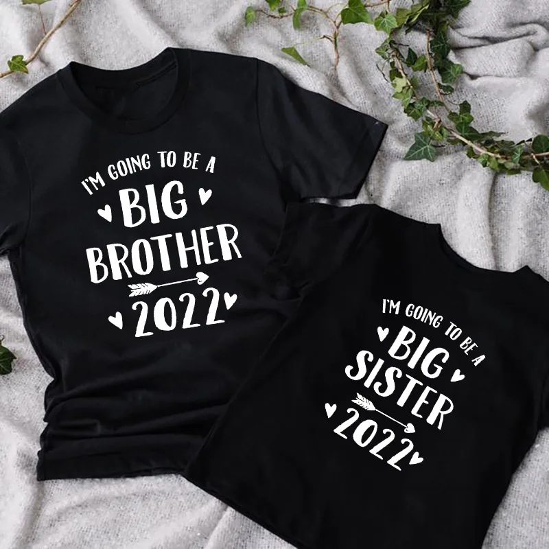 Children's T-shirt Summer Children's T-shirt Short Sleeve T-Shirt Top Big Sister / Brother 2022 Letter Print Children's Clothing
Children's T-shirt Summer Children's T-shirt Short Sleeve T-Shirt Top Big Sister / Brother 2022 Letter Print Children's Clothing