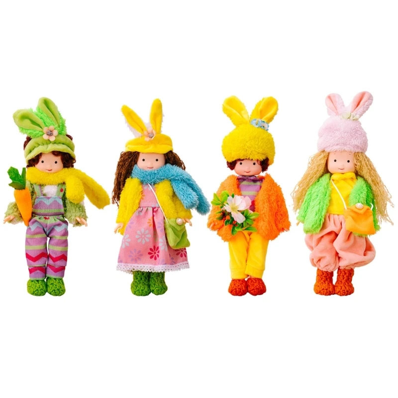 Пасхальные гномы, мальчик, девочка, кролик, Скандинавское шведское украшение Tomtes 
Пасхальные гномы, мальчик, девочка, кролик, Скандинавское шведское украшение Tomtes