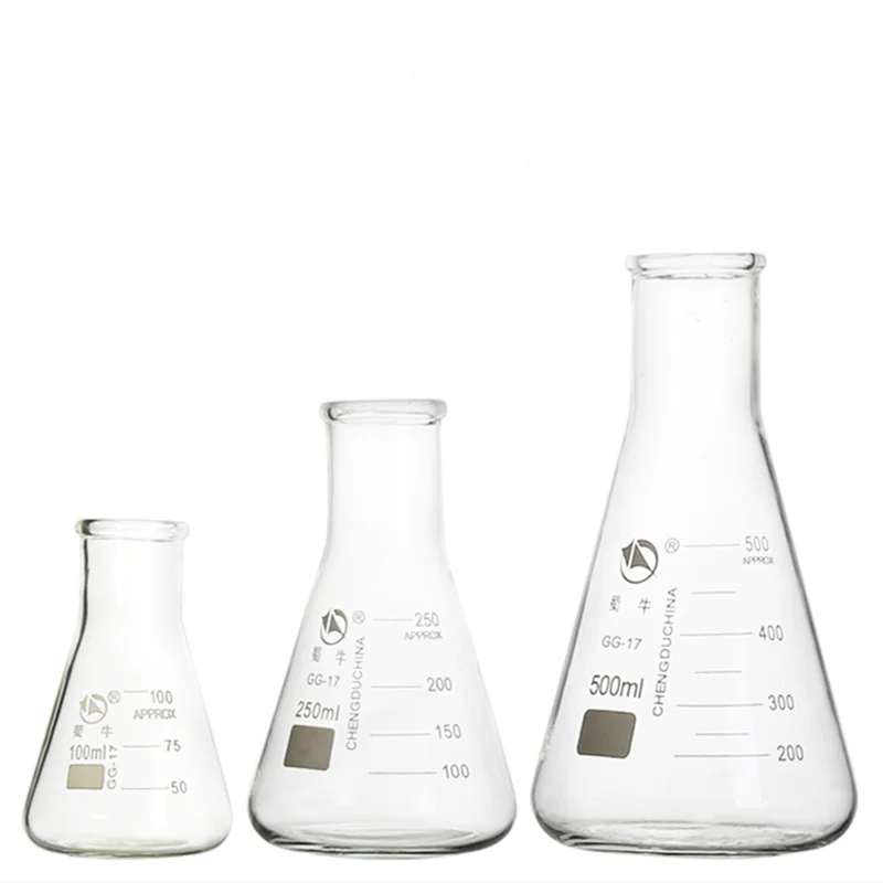 1PC 50ml to 1000ml Borosilicate Glass Straight Wide Neck Conical Triangular Flask for Lab Chemical Equipment
1PC 50ml to 1000ml Borosilicate Glass Straight Wide Neck Conical Triangular Flask for Lab Chemical Equipment