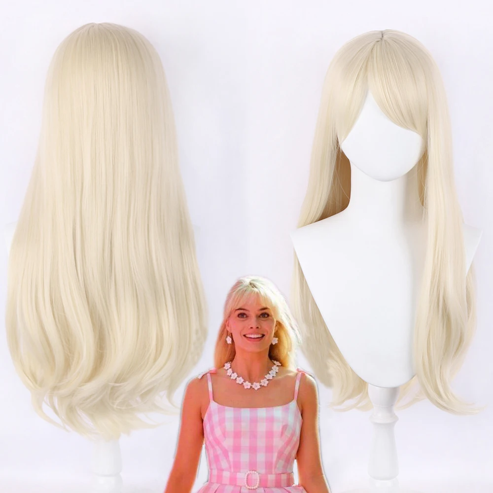 Movie Margot Robbie Cosplay Wigs Women Girls Adult Long Straight Blonde Hair Heat Resistant Synthetic Wig Halloween Props
Movie Margot Robbie Cosplay Wigs Women Girls Adult Long Straight Blonde Hair Heat Resistant Synthetic Wig Halloween Props